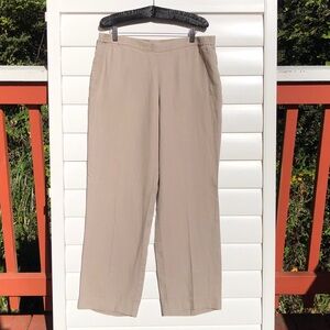 J. Jill 100% Linen Wide Leg Pants with Elastic Waistband
